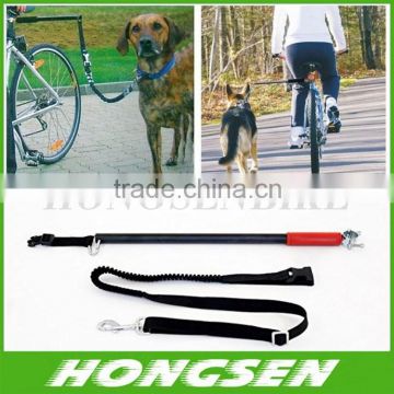 made in china strainless steel handle retractable dog leashes