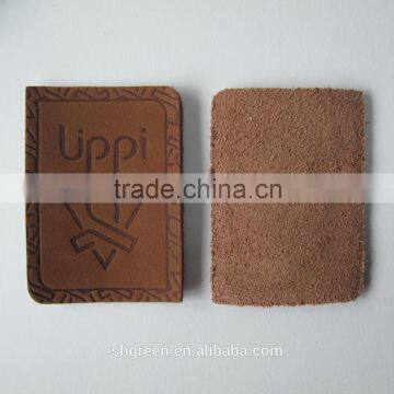 100% True Leather Label,sewing on Leather Patch photo-4