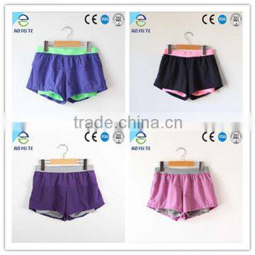 export surplus garments beautiful girls shorts model women summer shorts, satin shorts