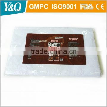 wholesale china trade furniture wipes/leather wet tissues