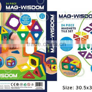 24pcs Magnetic Construction Blocks Toys photo-3