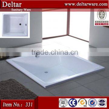 2015 Hot sale small bathroom bathtub for France, Square bathtub