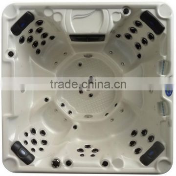 acrylic hot indoor or outdoor massage bathtub personal massage spa from China