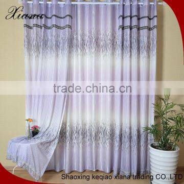 2016 News satin curtain,good quality voile fabric,modern curtain