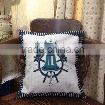Nature Linen Material Custom Printed Cushion Pillow photo-3