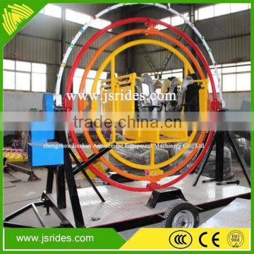 kids ride amusement machine 3d human gyroscope