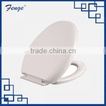 PP plastic WC lid two pieces one button portable toilet seat