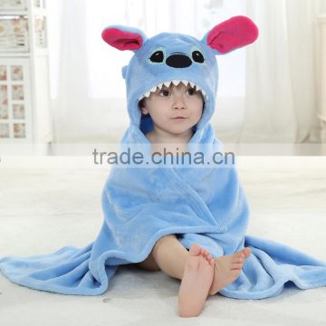 Dog Stitch children knitted cartoon super soft fleece flannel blanket