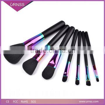 Wholesale 7pcs Custom Logo Makeup Cosmetic Brushes Set photo-3
