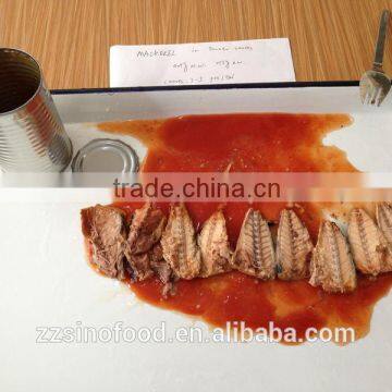 425G Canned Mackerel in Tomato Sauce Canned Fish