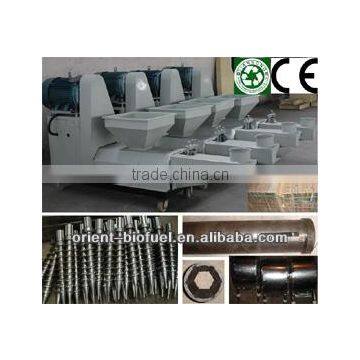 Screw Briquette Press for High Density of Briquette Logs Production-daivy chou