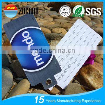 Customized Size and Shape Hard Plastic PVC Hang Tag