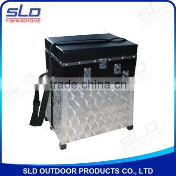 fishing tackle stool aluminum fishing Seat Box with a base case