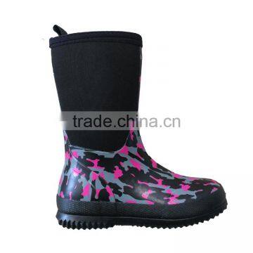 Kids Neoprene Rain Boots Garden Boots Mud Boots