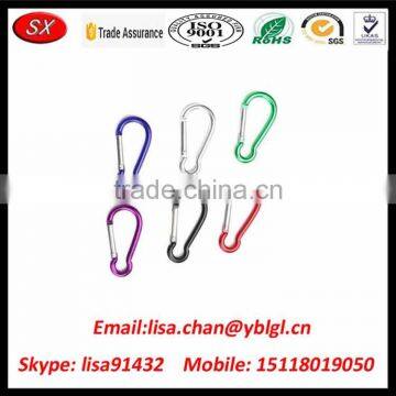 Custom Aluminum Bottle Gourd Shaped Carabiner With Various Color