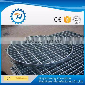 Hot dip galvanized trench drain grating cover , steel grating