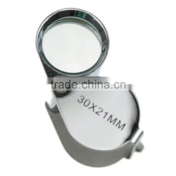 Mini 30 x 21mm Jewellers Jewelry Loupe Magnifier , small magnifying glass for Jewelry