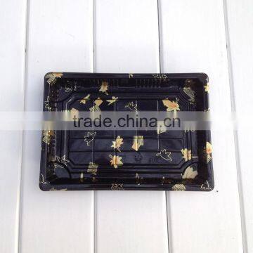 Blister Food Safety Rectangle Square Large Plastic Sushi Food Serving Tray photo-5