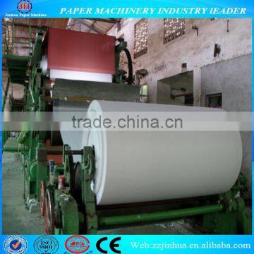 1575mm 15T/D Printing Paper Making Machine, Waste Paper Recycling Production Line