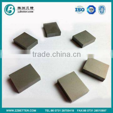 Square tungsten alloy plate for counter weight