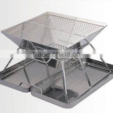 promotional stainless steel folding bbq grills