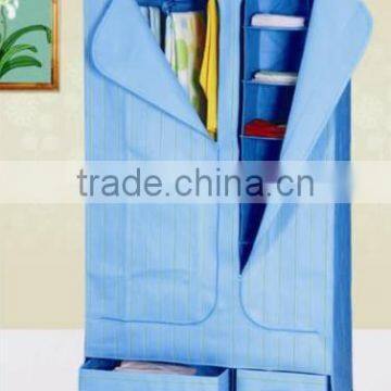 non-woven portable wardrobe, simple wardrobe for sale