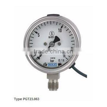 Pressure Gauges with Electrical Output Signal Safety Case Version Type PGT23.063