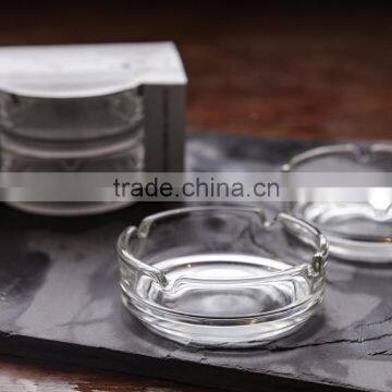 Round Glass Ash Tray Clear Glass Ash Tray photo-4
