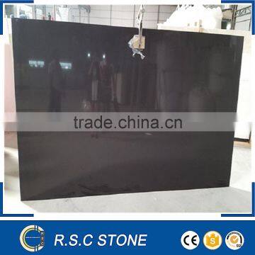 Artificial black quartz stone countertop