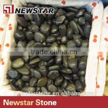 natural pebble stone walkway