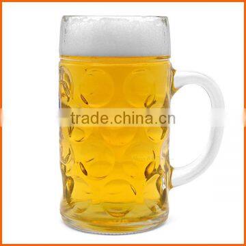 High quality popular handle glass beer cup