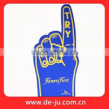 One Finger Blue EVA Sponge Hand For Cheering