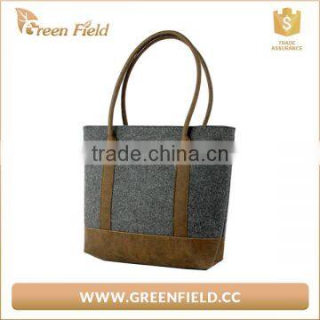 2017 Trending Hot Products Women Felt Shopping Tote Bags Leisure Shoulder Hand Bag photo-4