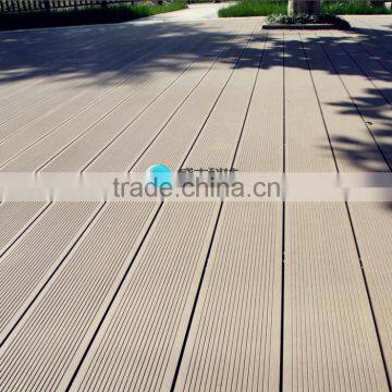 145*23 Anti-slip WPC Grooved Decking for Garden