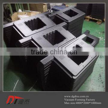 Customized ABS TV back saw toothed shape cover by vacuum forming