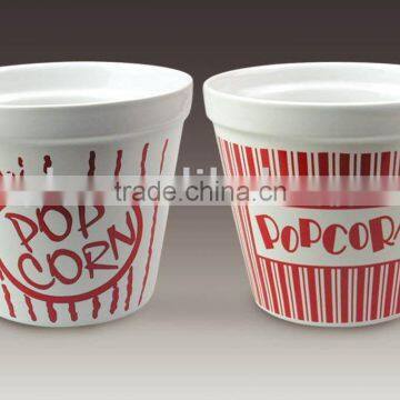 5pcs pop corn bowl set
