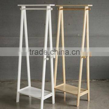 Wooden Coat Rack Wooden Cloth Rack Living Room Funiture photo-4