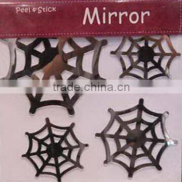 Spider Web Acrylic Decorative Stickers