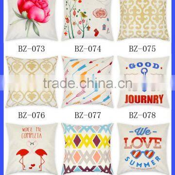 Wholesale 100% Cotton Woven Printed Fabric Towel Pillow Case Plain Cotton Throw Pillow Cover photo-5
