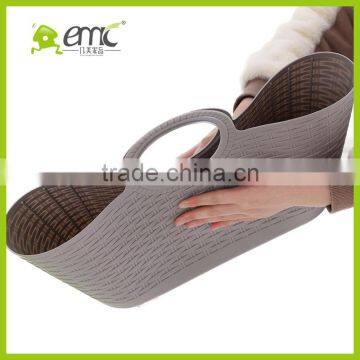Eco-friendly Soft PE Laundry Basket Handle Plastic Sundries Storage Basket photo-2