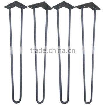 28 Inches Chrome Furniture Part Solid Wire Hairpin Metal Coffee Table Hairpin Legs photo-3