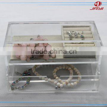 Custom Clear Acrylic Jewelry Box Making Supplies photo-5