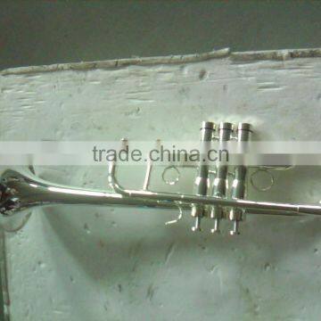 Silver Plated C Key Heavy Trumpet photo-2