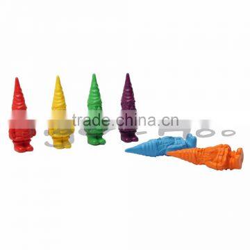 Wholesale School Stationery 6 PK Garden Monster Oil Crayon photo-2