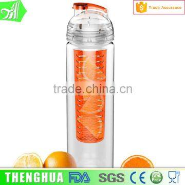 Bpa Free 27oz Tritan Custom Logo Fruit Infuser Shaker Water Bottle photo-4