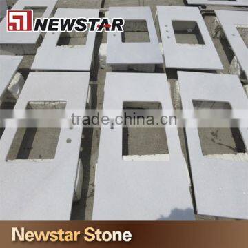 Newstar Crystal White Marble Block Price Beautiful Vanity Top Design photo-6