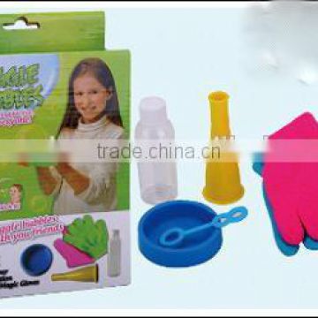 SOAP bubble BLOWING toys WITH Gloves