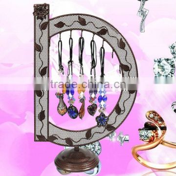 Wire Alphabet Jewelry Display Stand