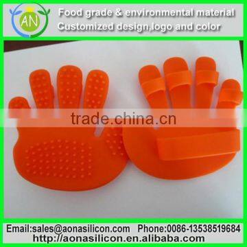 Magic hand rubber silicone massage glove