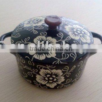 New design handpainted mini casserole